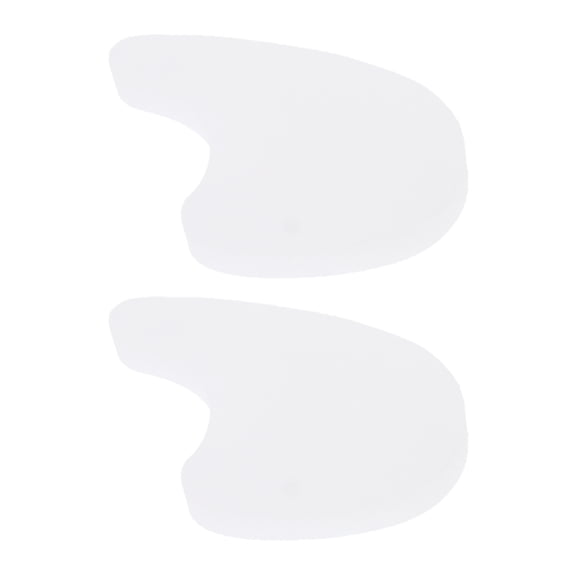 Drrntien 2x Silicone Gel Toe Wedge Separators Polymer Pad Foot Protector Spacers Cushion