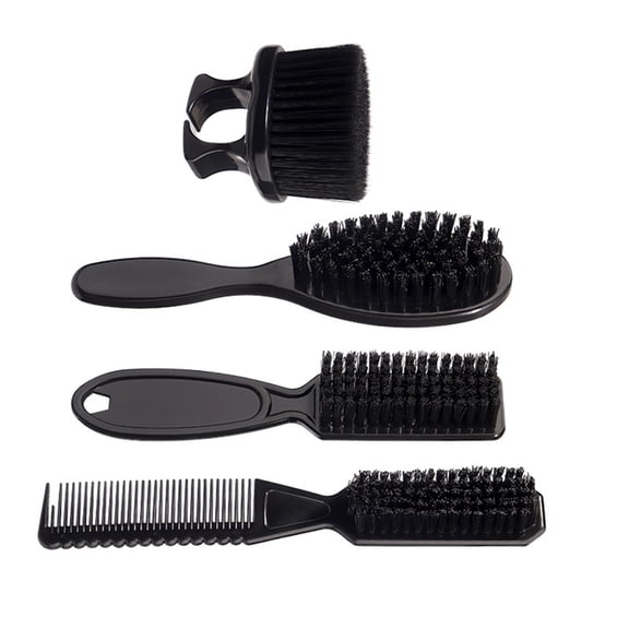 Drrntien 4 Pieces Grooming Accesories Hair Brush For Men's Professional Hair Styling