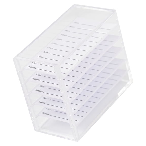 Drrntien 5 Layer Eyelash Holder Case for Grafting Lash Extensions,Eyelash Storage Box