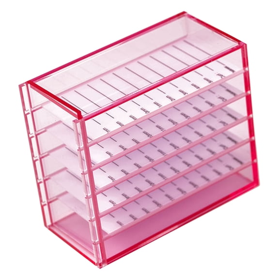 Drrntien 5 Layer Eyelash Holder Case for Grafting Lash Extensions,Eyelash Storage Box