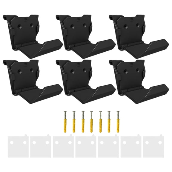 Drrntien 6Pcs Game Controller Holder Adhesive Screw Mount Holder for Controller