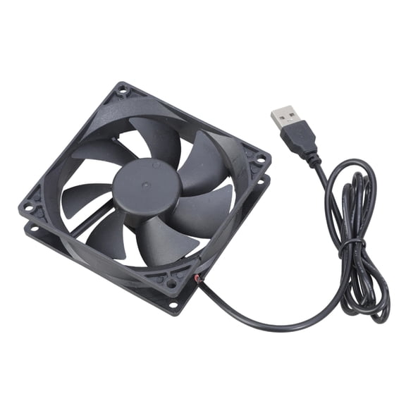 Drrntien 92x92x25MM USB 5V Cooling Fan Portable Cooling Fan for Tablet TV Receiver Router DVR Computer Cabinet Component Cooling