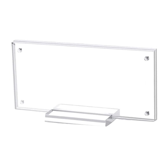 Drrntien Acrylics Bill Display Stand Currency Ticket Protector Dollar Bill Display Stand Clear Acrylic Display Case for Currency