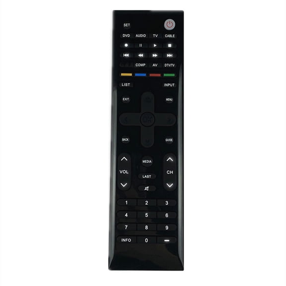 Drrntien All Purpose LCD TV Remote Control Wide Compatible Insert and Play Easy Operate English Version