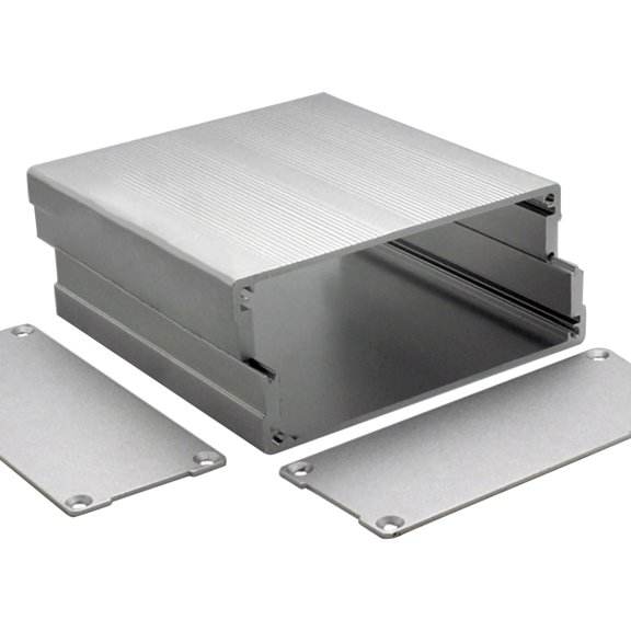 Drrntien Aluminum Enclosure Electronic Project Box for Case Sand Blast for w/ 4 Hole 100x