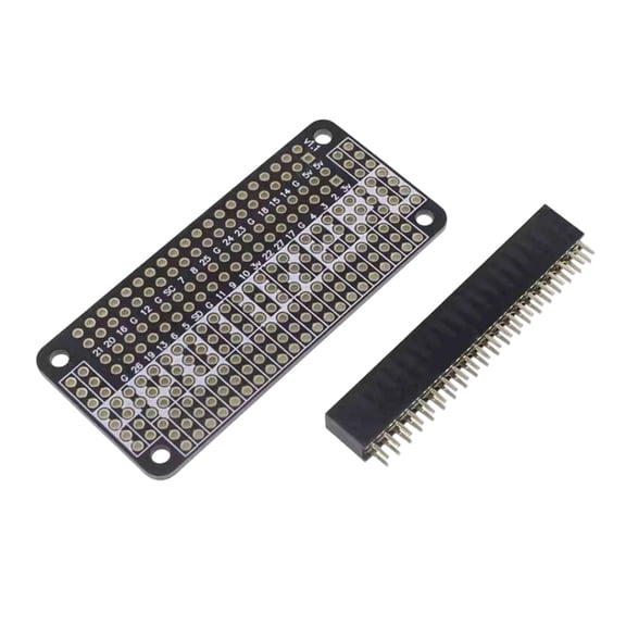 Drrntien Breadboard Prototype Expansion Board Expansion Prototyping Welding Board with 40Pin GPIO 154 Hole Replacement