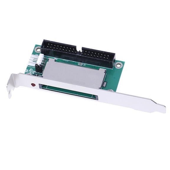 Drrntien CF to IDE Converter Adapter PCI Bracket Back Panel Expansion Card 39/40 Pin