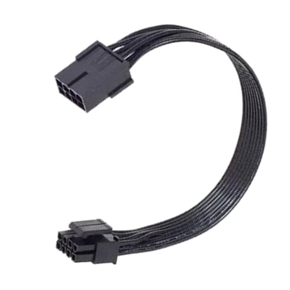 Drrntien CPU 8Pin Female to 4+4 Male Power Extension Cable for Computer Mainboard 8Pins