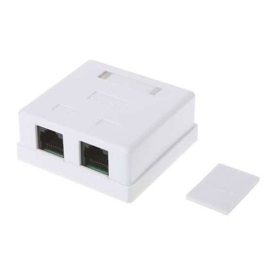 Drrntien Cat5e RJ45 Keystone Jacks Slim Profile, Ethernet Wall Jack Punch Down, Cat5e Keystone Module Connector for Wall Plate