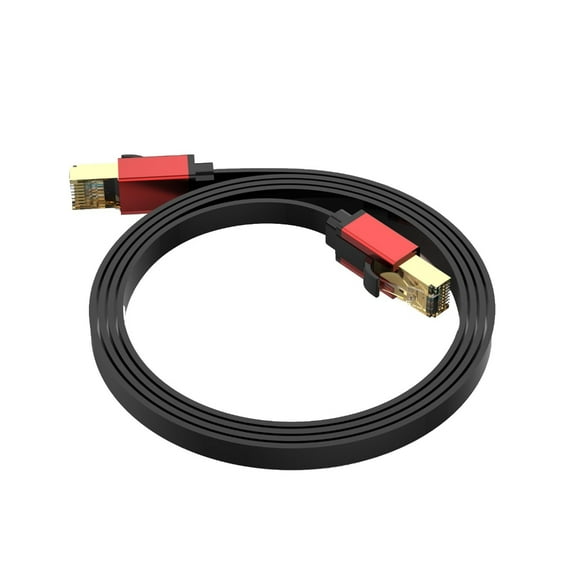 Drrntien Cat8 Ethernet Cable Heavy Duty 26AWG 40Gbps 2000Mhz RJ45 Connector Cat8 LAN Networking Cable for Gaming PC Router