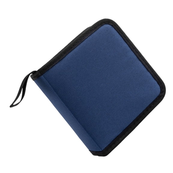 Drrntien Classical Design 40-Pocket CDs Organiser Oxford Cloth Bag for Protecting Discs in Car for Various Interior Styles