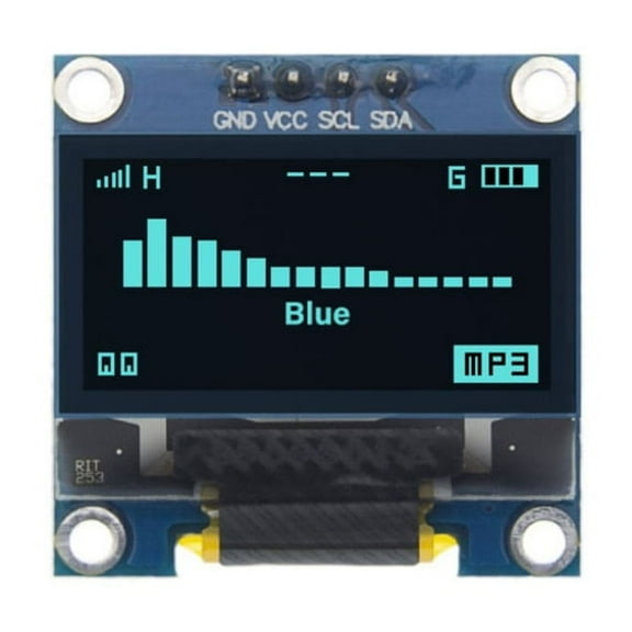 Drrntien Compactly 0.96Inch OLEDs Displays Module 128x64Pixels Ideal for DIY Electronics