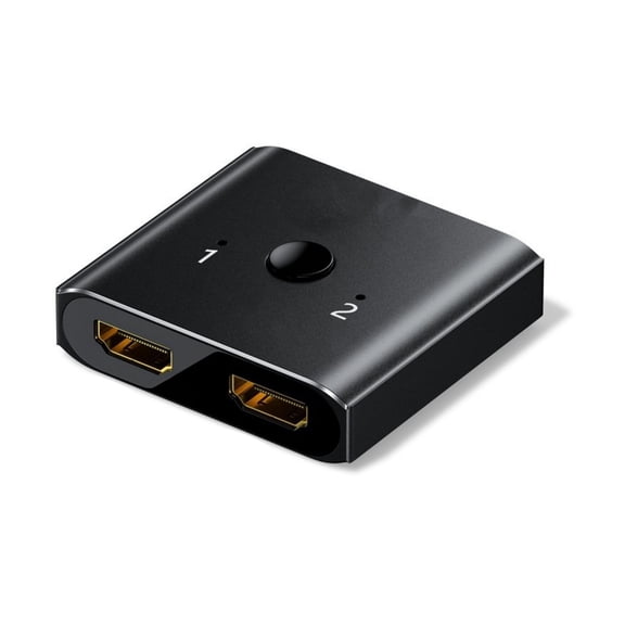 Drrntien Compactly HDMIs Splitter 8K60Hz HDMIs Switcher for Double Display Input Device