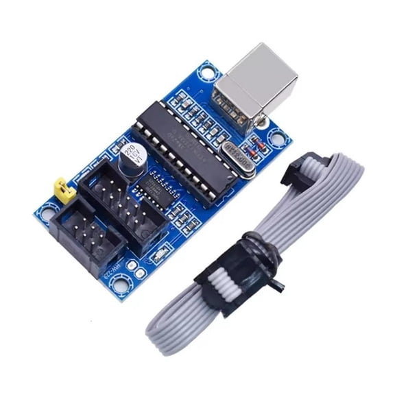 Drrntien Compactly USBTinyISP AVR ISP Programmer For Microcontrollers Development With 6Pin /10Pin Bootloader Support 5V1A