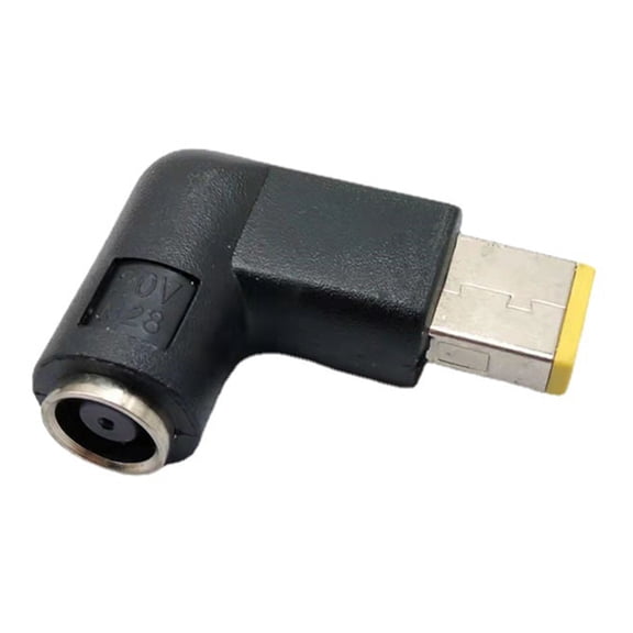 Drrntien DC7.9x5.5mm Female to Round Head Square Port Male Socket Connector Adapter Laptops Power Charging Converter