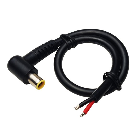 Drrntien DC7909 Power Pigtails Cable 8mm Male Plug to Bare Power Wire Supply 14AWG