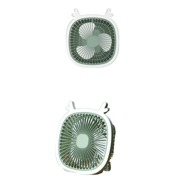Drrntien Desk Fan 3 Speed Camping Table Fan Rechargeable Tent Fan with LED Light