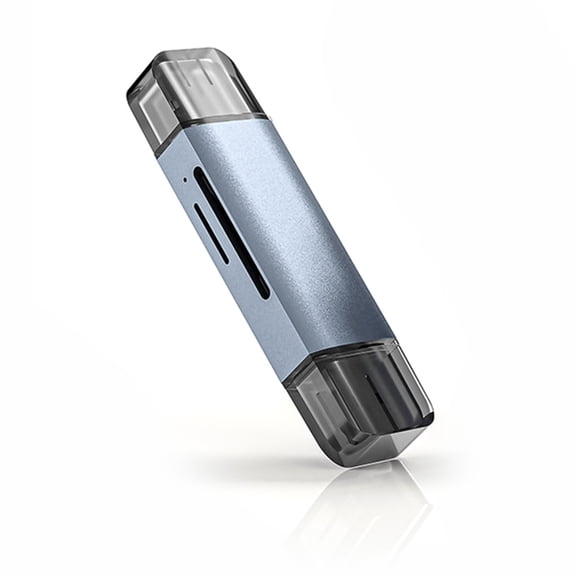 Drrntien Double Interface Card Reader for Seamless File Management on Laptops Smartphones