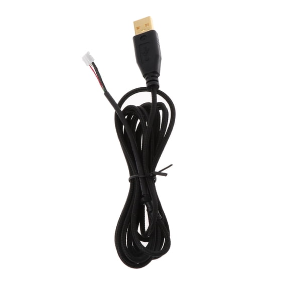 Drrntien Durable Nylon Braided Mice Line USB Mouse Cable Replacement Wire DeathAdder 2013 6400DPI Gaming Mouse