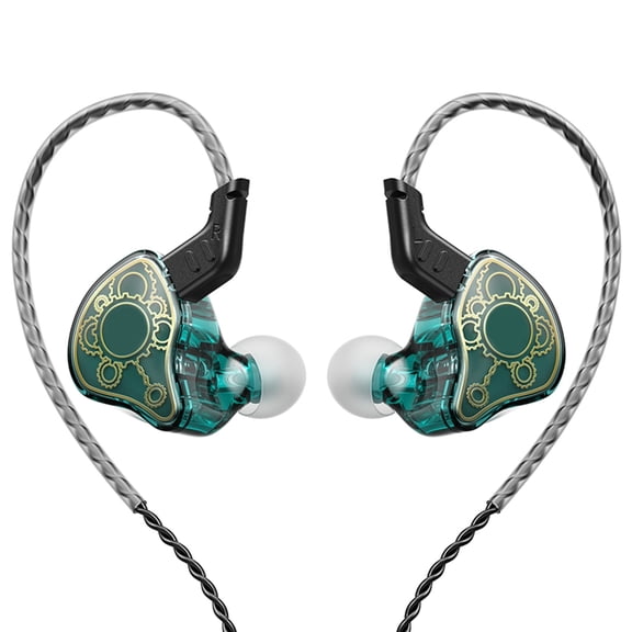 Drrntien Earphones HiFis 3.5mm Dynamic Drives Earbuds with Detachable Cord and Deep Bass for Running and Gym Workouts