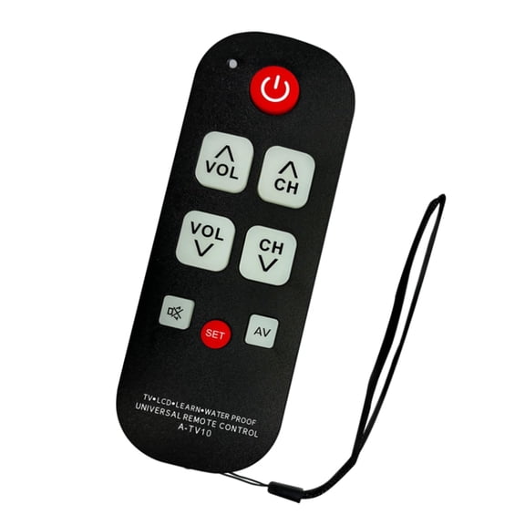 Drrntien Easy Grip TV Remote Control A-TV10 Feature Multifunction Button Small Design