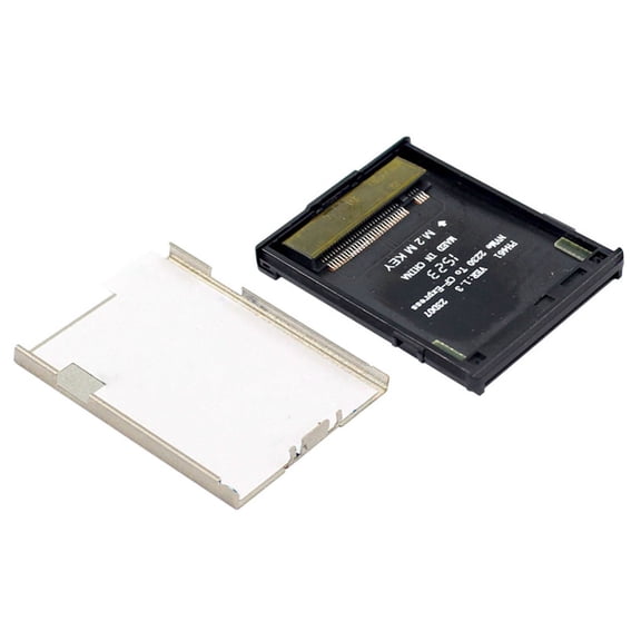 Drrntien Easy to Use M.2 NGFF B key & mSATA SSD to SATA Adapter Case Enclosure Accessory