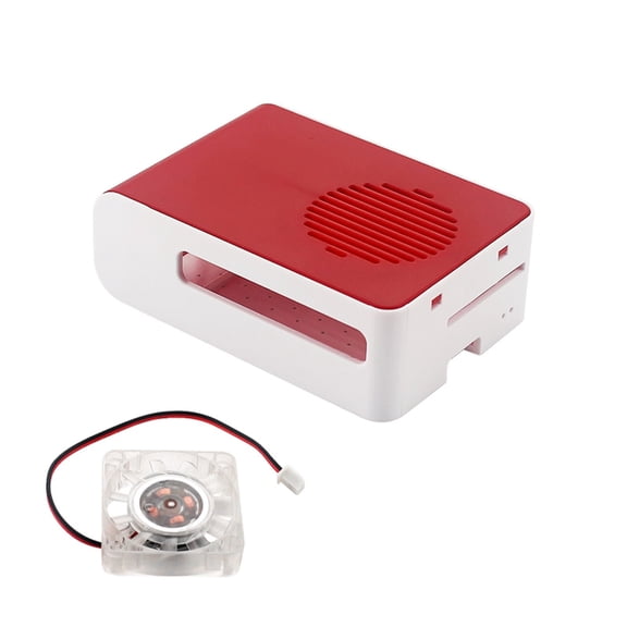 Drrntien Efficient Cooling ABS Case Box Optional Cooling Fan Heatsinks for Cooling Enclosure