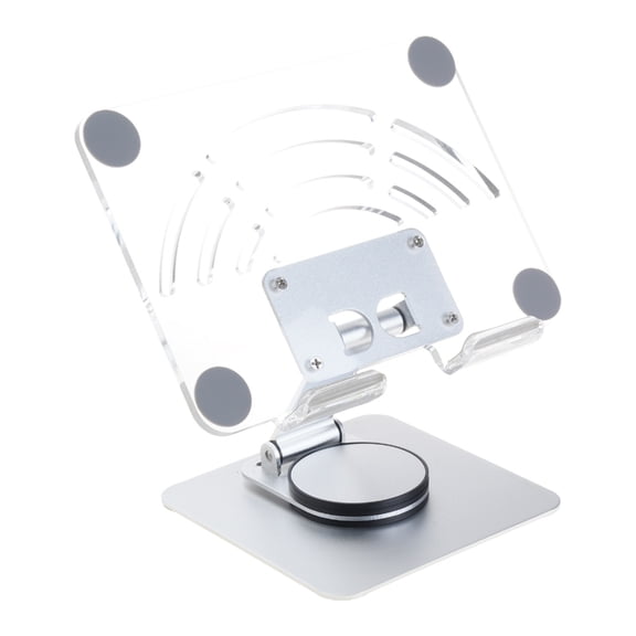 Drrntien Ergonomic Tablet Holder Adjustable Angle 360 degree Swivels Base Aluminum Stand For 12.9Inch Tablets