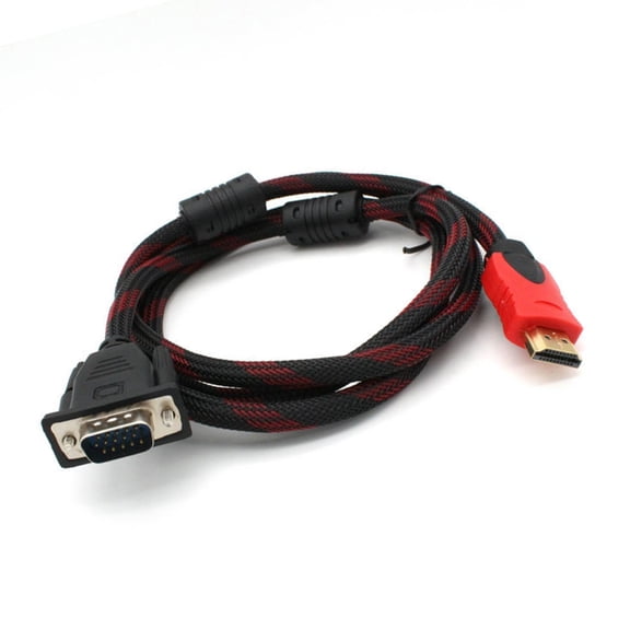 Drrntien Flexible VGA Cord 1.5M For Conference Presentations
