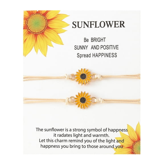 Drrntien Friendship Couple Distance Matching Graduation Card Bracelet Bohemia Jewelry