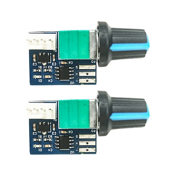 Drrntien High Current 12V PWM Fan Speed Regulator With 25kHz Frequency Controls And Reverse Polarity Protections For PC Builds