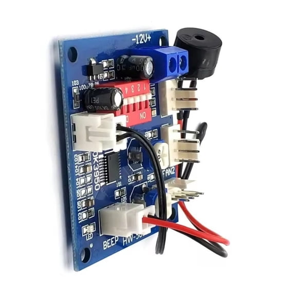 Drrntien High Current PWM Fan Speed Controller Module For PC Cooling Systems 12V 9A Multiple Fan Support Thermals Protections