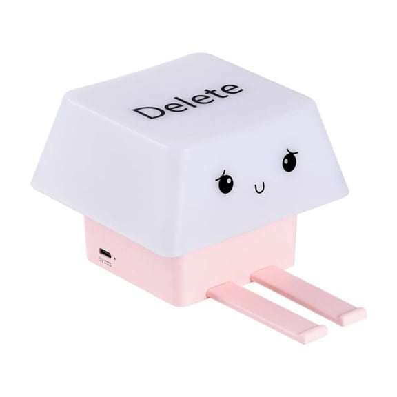 Drrntien Keycap USB Rechargeable Desk Night Lamp Featuring Smartphone Holder 2.8W Power 3Lighting Mode Portable Room Decors