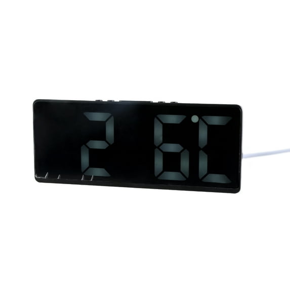 Drrntien LED Digital Alarm Clock Temperature Date Display Desktop Clock ...