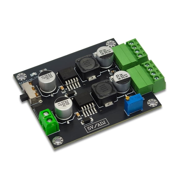 Drrntien LM2596 Descend Processor 5V Modifiable Potential Regulator Dense Double Channel Plan