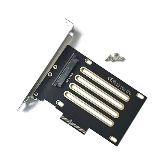 Drrntien M.2 PCIE X4 to SFF-8639 Adapter for PCIE SSD Host Controller Expansion Card Add On Cards Adapter for Desktop PC