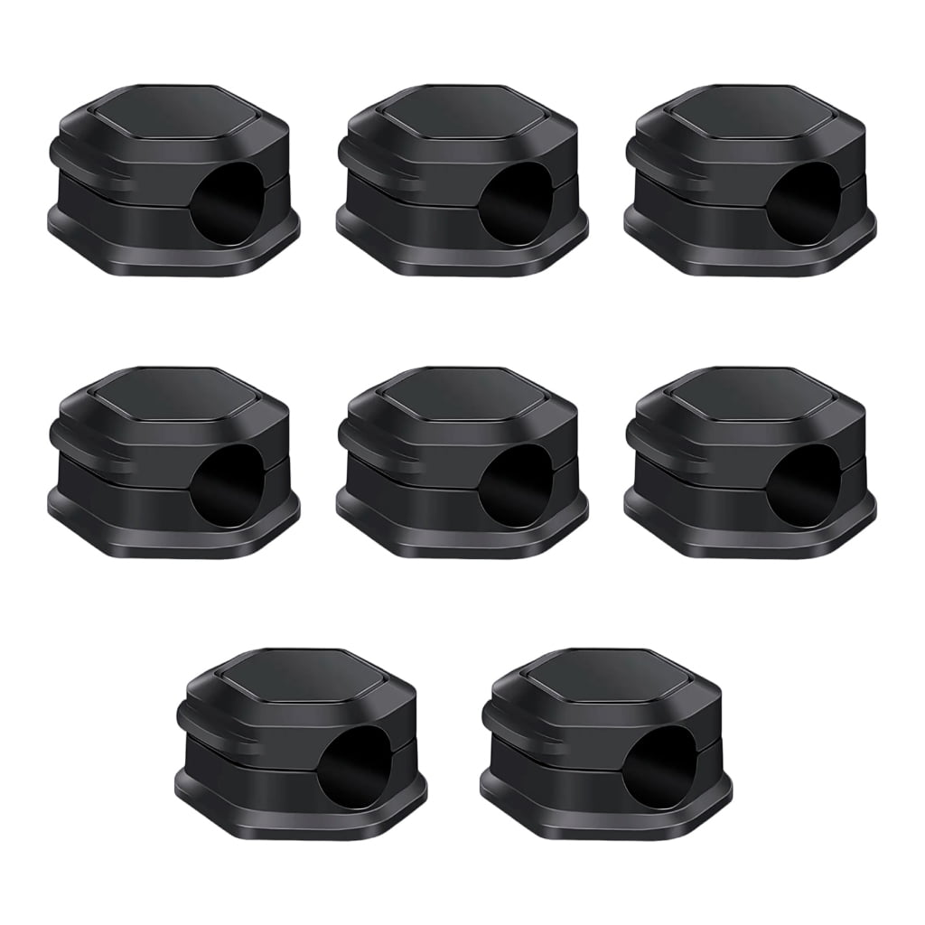 Drrntien Magnetic Cable Clip Cord Organizers for Desk Nightstands and ...