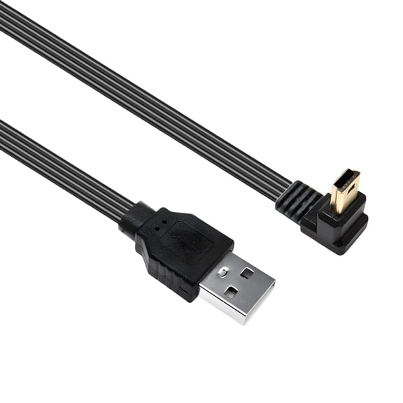 Drrntien Mini USB Cable USB 2.0 to Mini USB Cable Fast Charging USB 2.0 Data Sync Flexible Silicone for Smartphones Tablets