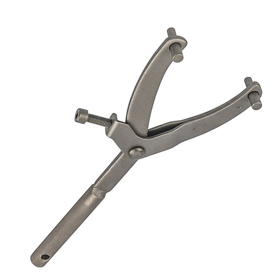 Drrntien Moped Scooter Flywheel Holding Wrench Steel Variator Clutch Removal Clip Flywheel Spanner Simple Operate for Maintenance