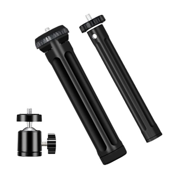 Drrntien Portable 360 Degree Rotating PTZ Tripod Desktop Stand for Vlog and Live Streaming with Multiple Device Compatibility