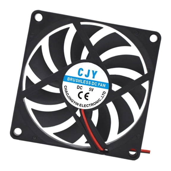 Drrntien Powerful 80mm Computer Cooling Fan For Gaming PC Servers Heat Dissipation