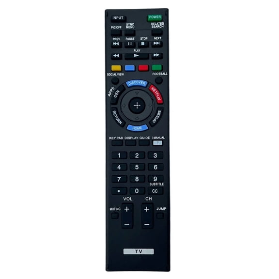 Drrntien Practical TV Remote Control Replacement Remote Suitable for Various Brands and Models ABS Construction Easy To Use