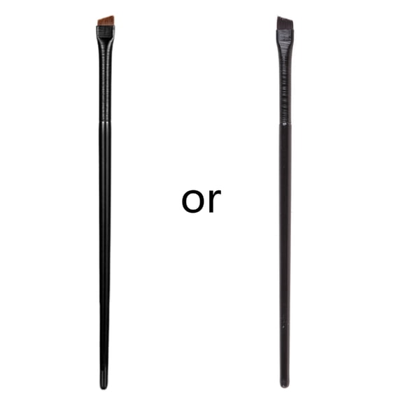 Drrntien Professional Eye Makeup Brushes Fine Angled Eyeliner Brush Flat Eyebrow Brush