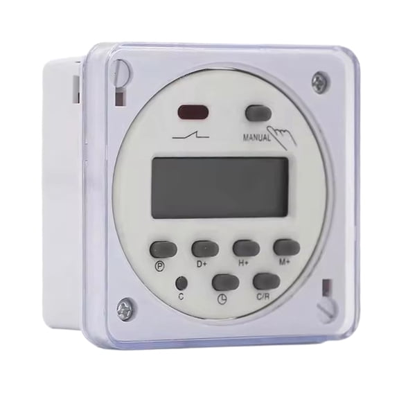 Drrntien Programmable LCD Timer Switches 12V/24V/110V/220V for Efficient Power Management