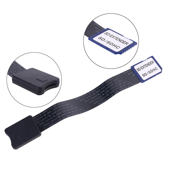 Drrntien SD Card Male to TF Micro SD Female (SD to TF) Flexible Memory Card Extension Cable Extender Adapter Reader Cord Linker