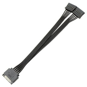 Drrntien Sata Cable 15 Pin Sata Power Cable Power Splitter for HDD, SSD, Optical Drives