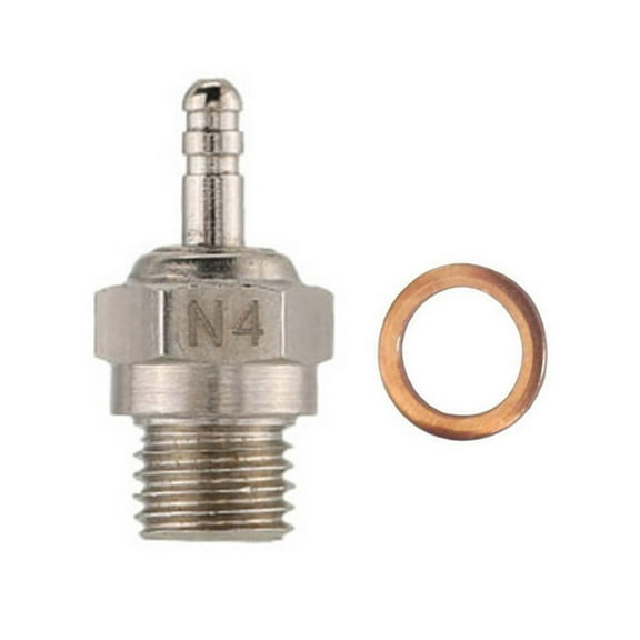 Drrntien Steel N3-N4 Glow-Plug For HSP 70117 Engine Part 1:10 1:8 RC Car