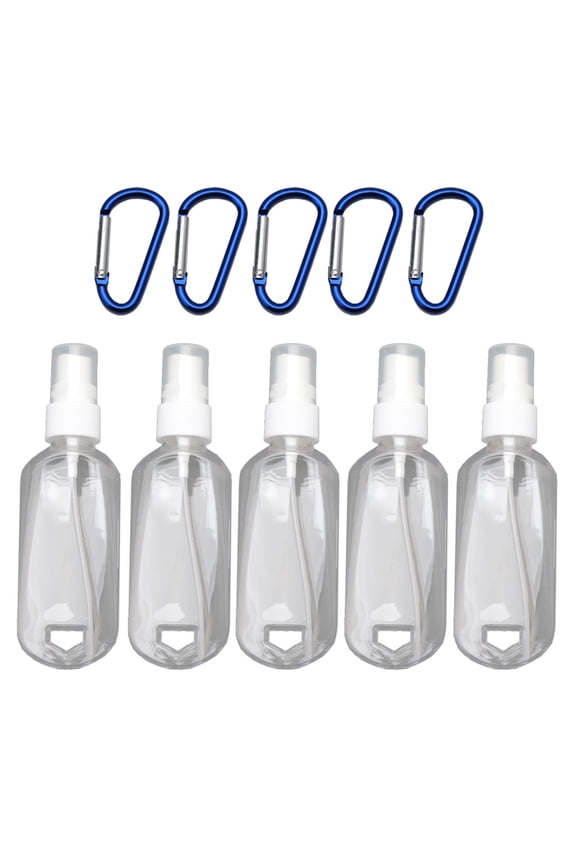 Travel Bottles Keychain Plastic Keychain Bottles,Fine Mist Spray Bottle,Portable Empty Container,Plastic Bottle Keychain