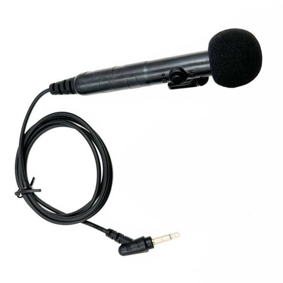 Drrntien Travel Guide Neck Microphone Handheld With 3.5mm Plug and Power Button 1m Cable For Amplifiers Corded Mic