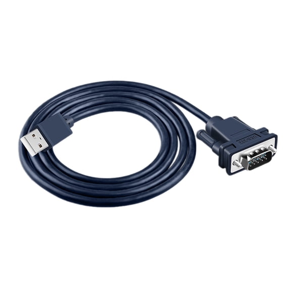 Drrntien USB to RS232 Adapter Serial Cable DB9p Male 9 Pin Profession Chipset for Windows